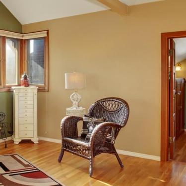 Imagem de ESSMOKO Papel de parede autoadesivo PVC simples parede branco estilo azulejo decoração de parede adesivos de decoração de parede sala de estar quarto papel de parede autoadesivo cáqui 45 * 600 cm