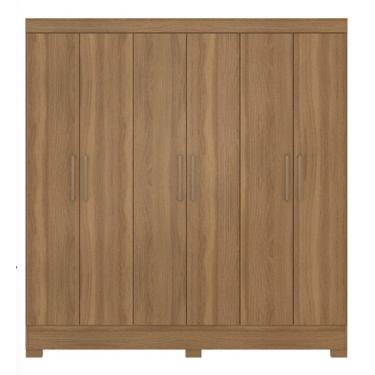 Imagem de Guarda Roupa 6 portas PRÁTICO AMENDOA