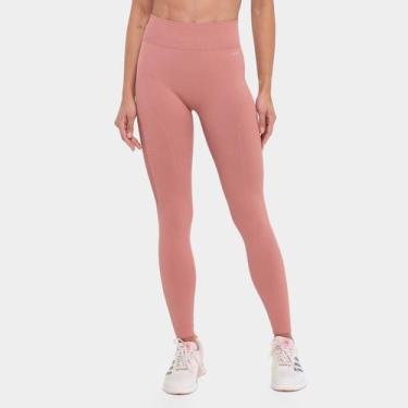 Imagem de Calça Legging Selene Recorte Feminino, Bege, M