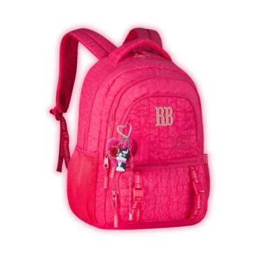 Imagem de Mochila Rebecca Bonbon Costas Meninas Escolar Viagem Grande, Rosa