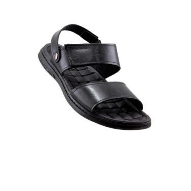 Imagem de Papete Masculina Pegada Couro, Preto, 41