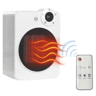 Imagem de Aquecedor Portátil Elétrico Potente Giratório 2000W Luxo - Tatudeboa