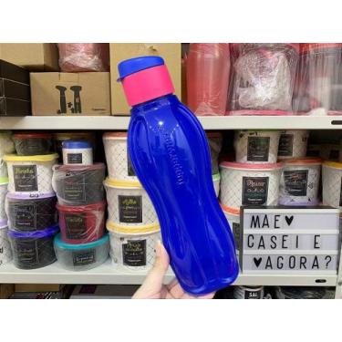 Imagem de Garrafa Eco Tupper Plus 1 Litro Azul Fluo - Tupperware