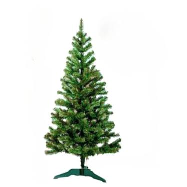 Imagem de Árvore de Natal Completa Pinheiro 2,10m - 600 Galhos Cheia Premium Verde, Decoração Premium para Casa e Festas(150cm 220Galhos - Pé Plástico)