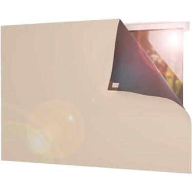 Imagem de Cortina Painel Blackout com Fixador 100% Blackout (Bege, 1,40m x 1,75m)