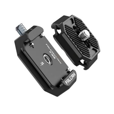 Imagem de F38 Placa Liberação Rápida para Câmera DSLR, Suporte Engate Rápido Tripé Monopod, Adaptador Rosca 1/4 para 3/8 Pol, Acessório Essencial para Fotografia e Vídeo, Conexão Segura e Versátil
