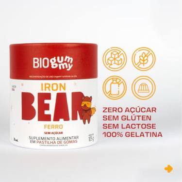Imagem de Iron Bear - Suplemento De Ferro C/ 30 Gomas - Biogummy