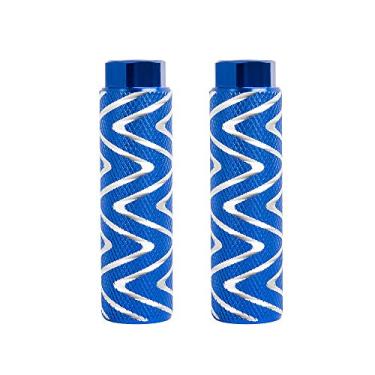 Imagem de KINSPORY Pegs de bicicleta, eixos de 3/20.3 cm de liga de alumínio antiderrapantes, cavilhas de bicicleta BMX para bancos traseiros de mountain bike, suportes para ciclismo