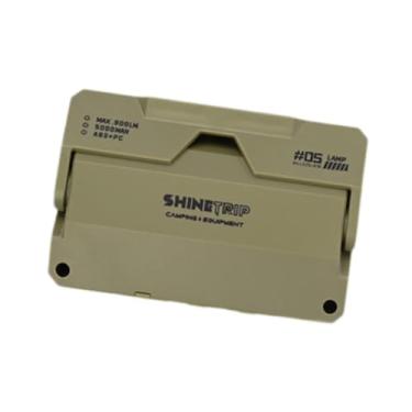 Imagem de Dynwave Mini luzes LED para áreas externas, ângulo ajustável, lanterna portátil, lanterna de acampamento para gramado externo, jardim de sobrevivência ao ar, Verde