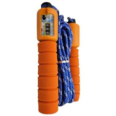 Imagem de Corda de Pular Com Conta Giro Esportiva Academia Funcional CORES SORTIDAS