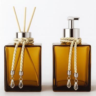 Imagem de Kit Banheiro Aromatizador De Ambiente Porta Sabonete Líquido