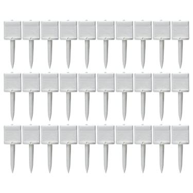 Imagem de 30 peças de pregos para tiro com arco, pinos de papel reutilizáveis de nylon para tiro com arco