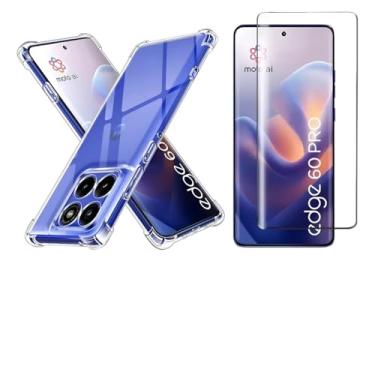 Imagem de Kit Capa Anti Impacto + Película Vidro 3D 9D Protetora P/Motorola Modelos Todos (Moto Edge 60 Pro)