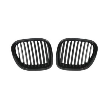 Imagem de Par De Grelhas Frontais Pretas Foscas Para BMW Z3 1996-2002, Decoração