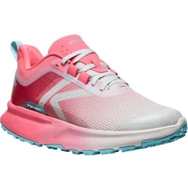 Imagem de KEEN Tênis feminino 450 Dirt impermeável para caminhada, Vermelho/branco estrela, 36