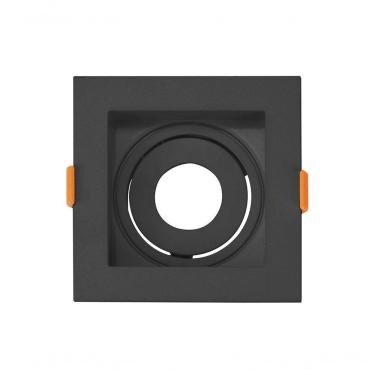 Imagem de Mini Spot Dicroica De Embutir Recuado Quadrado Led 3,5w Cor Preto Cor Da Lâmpada 6500k