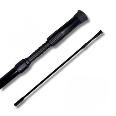 Imagem de Varão Extensível, Cortina Box Banheiro, Retrátil e ajustável sem furar parede,(1,35M A 1,50M (PRETO))