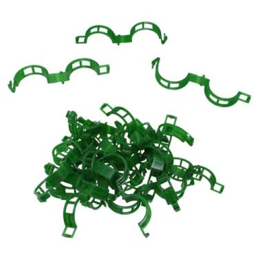 Imagem de Bxian Clipe de suporte de plástico com 100 peças, comprimento de 7,6 cm, grampo de jardim para plantas trepadeiras, adequado para estufas e ambientes internos