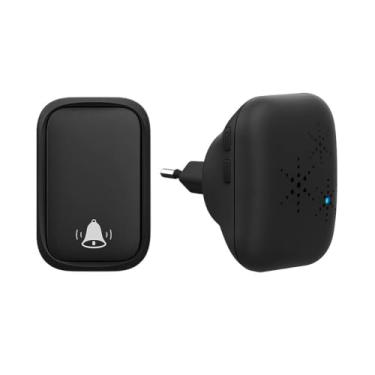 Imagem de Campainha Residencial Sem Fio com 38 Melodias [Preto]