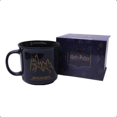 Imagem de Caneca Tom Hogwarts 350Ml Preta - Harry Potter Cerâmica