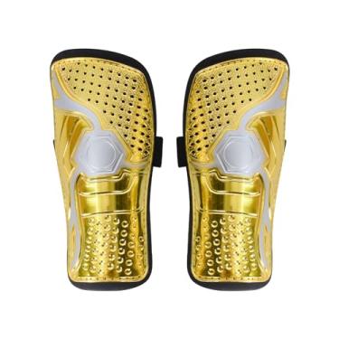 Imagem de Caneleiras de futebol júnior de 1014 anos, alças elásticas, leves e respiráveis para meninos e meninas