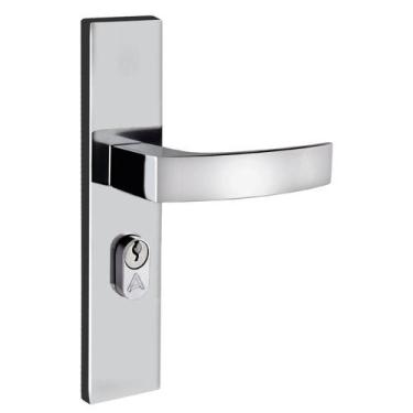 Imagem de Fechadura Entrada Espelho S40 Cromado Quadratta Curva Aliança - Alianç