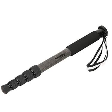 Imagem de ZJchao Monopé de Fibra de Carbono P285C 5 Seções Compacto, Portátil, Câmera Profissional, tripé, Suporte de Cabeça Esférica para Câmeras SLR Sem Espelho, Leve, Durável, Ajustável