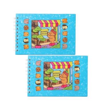 Imagem de Kit 2 Livro de Colorir Bobbie Goods com 48 Páginas - Pinpin, Azul e Az