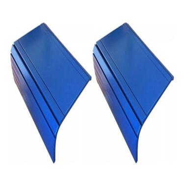 Imagem de Kit 02un Esteiras Suporte Flexivel P/ Braço Sofá Azul Bic