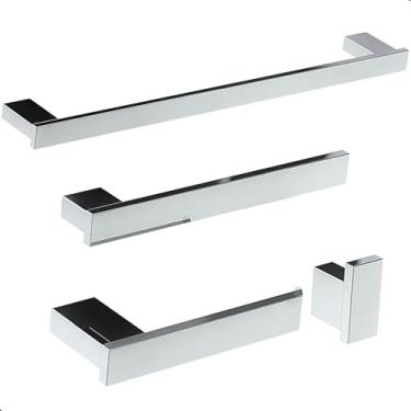 Imagem de Kit De Acessórios Para Banheiro Cromado Master 4 Peças