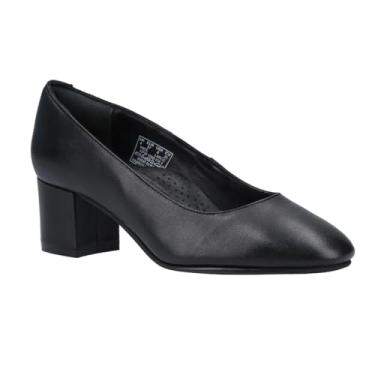 Imagem de Hush Puppies Sapato feminino Anna Wide patenteado, Preto, 37