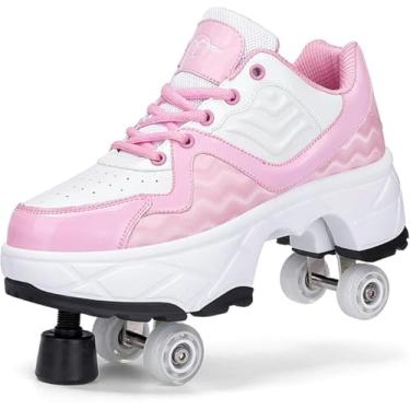 Imagem de Sapato De Skate, Kick Rollers, Roller Skate, Rollar Skates, Patins Em Linha Adultos, Roller Shoe, Kids Roller Skates, Rollerskate, 4 UK