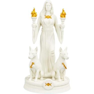 Imagem de Estátua Hecate - Deusa grega - Versão 9 (Mármore Dourado)