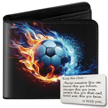 Imagem de tawazi Carteira infantil para meninos com cartão, carteira para meninos adolescentes de 4 a 5 a 6 a 7 a 8 a 9 a 10 a 11 a 12 a 13 a 14 a 15 a 16 anos, carteira de couro para adolescentes e