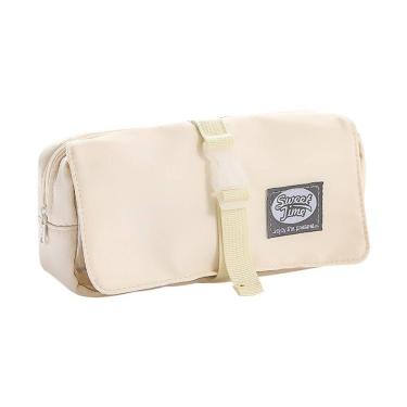 Imagem de Estojo de lápis transparente de grande capacidade, estilo minimalista