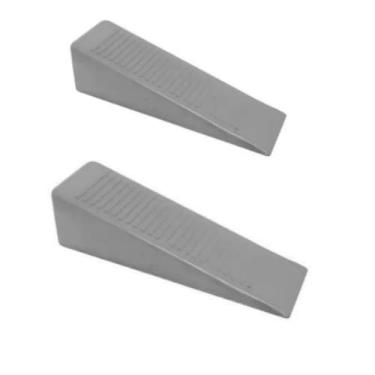 Imagem de Segura Porta e Trava - Calço de Segurança para Proteger e Bloquear Portas(6,Cinza)