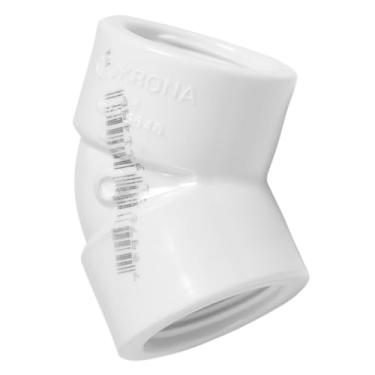 Imagem de Joelho Roscável 45 Graus, PVC, 1/2 e 3/4 Polegada, Branco, para Mudança de Direção em Tubulação (15un - 1/2")