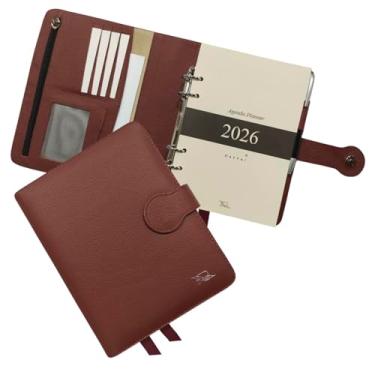Imagem de Agenda Planner Couro 2026 126-R Raffai Couros