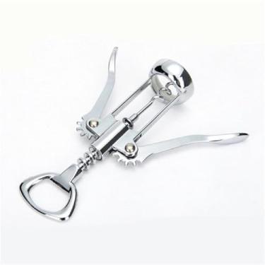 Imagem de Kit 02 Saca Rolha/Abridor Profissional Metal Acessório Vinho