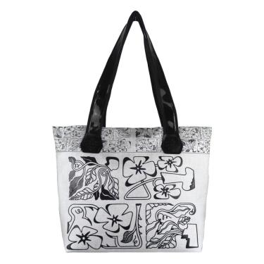 Imagem de Bolsa Feminina Cinza Estampa Alto Relevo Magicc B-238