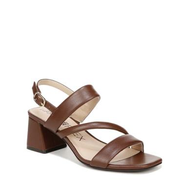 Imagem de LifeStride Sandália feminina Celia Slingback com tiras, Marrom cacau, 10 Wide