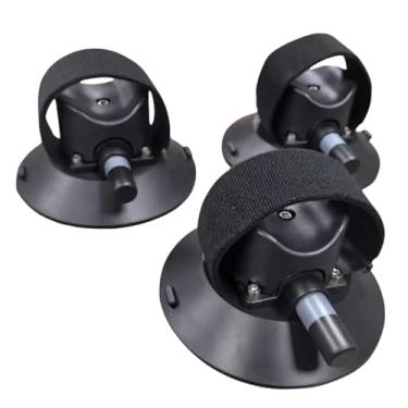 Imagem de menolana Conjunto de 3 peças de acessórios para suporte de bicicleta com ventosa, fixação profissional em nylon, peças de reposição, suporte estável,