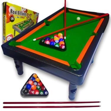 Imagem de Brinquedo Mini Mesa de Sinuca Bilhar Jogo Infantil Portátil