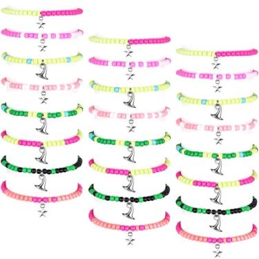 Imagem de Yuxung 24 peças de lembrancinhas de festa de bruxa rosa e verde, pulseiras estrelas, pulseiras empilháveis a granel, mercadoria, chapéu de princesa e bruxa, presentes para fãs de filmes para melhores