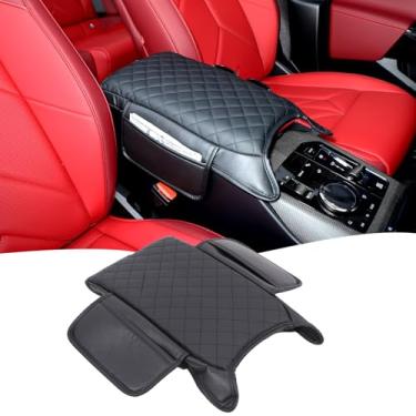 Imagem de Hudiriy Capa de console central de carro compatível com BMW X3 2025 2026 capa de descanso de braço de carro com 2 sacos de armazenamento, caixa de armazenamento de carro protetor de acessórios
