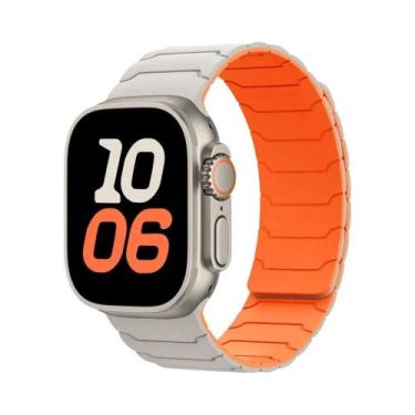 Imagem de Pulseira Magnética De Silicone Para Apple Watch Ultra 2 49mm 44mm 45mm