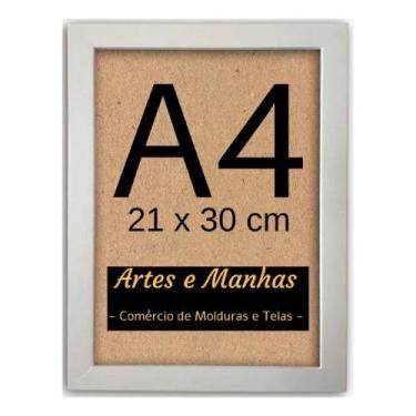 Imagem de Moldura Quadro A4 21x30 Diploma Certificado C/Acrílico