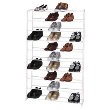 Imagem de Estante Sapateira 50 Pares 10 Andares Metal Organizador - Yeet