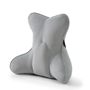 Imagem de Ailuteie Almofada de suporte lombar – Almofada ergonômica multifuncional para cadeira de escritório, assento de carro e sofá, almofada de leitura com suporte firme em várias zonas para aliviar a dor