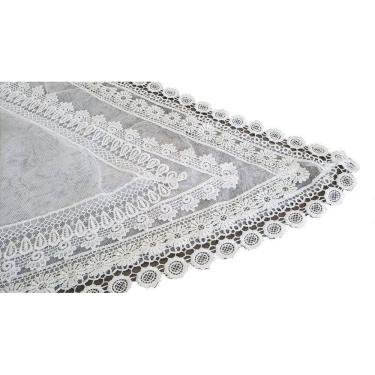 Imagem de 2X Véu Ccb Renda Renda Redondo Ou Quadrado